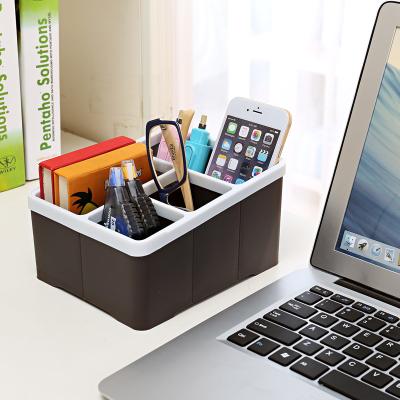 China Amazon Viable Products Pencil Pen Holder Makeup Brushes Organizer Desktop Storage Box for sale