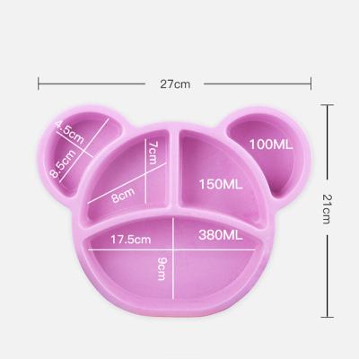 China Cat Shaped Food Grade Pp Wheat Straw Plate Bowl Baby Feeding Bpa Free Viable Infant Waterproof Tableware for sale