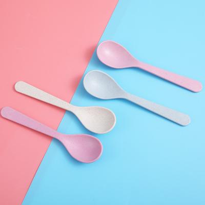 China Sustainable Easy Clean And Eco Friendly Dinner Spoon Baby Spoons For Toddler for sale