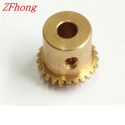 China Mechinery 0.5M20T Mini Brass Bevel Gear for sale