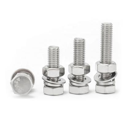 China Hotels SS 304 Hot Sales M14 M16 316 Stainless Steel Hex Bolt China Fasteners for sale