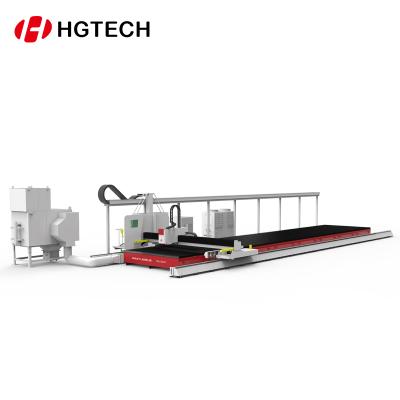 China HGTECH High Efficiency High Precision CNC System Bevel Accuracy Range Cutting Polygonal Bevel Laser Cutting Machine for sale