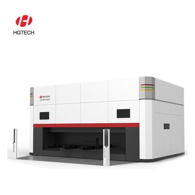 China 3D 5 Axis Cutting HGTECH Laser Cutting Application And Cultivate Applicable Industries 3D Sheet Metal 3 Axis 5 Axis Fiber Laser Cutting Machine for sale