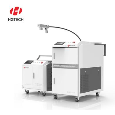 China HGTECH 2022 Precise Cleaning Hot Product 1000w 1500w 2000w for Metal Laser Cleaning Machine Clean Rust Removal for sale