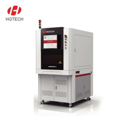 China Laser Engraving HGTECH 60w 80w 100w 150w Metal Fiber Laser Cutting Optional Portable 3d Laser Engraving Marking Machine for sale