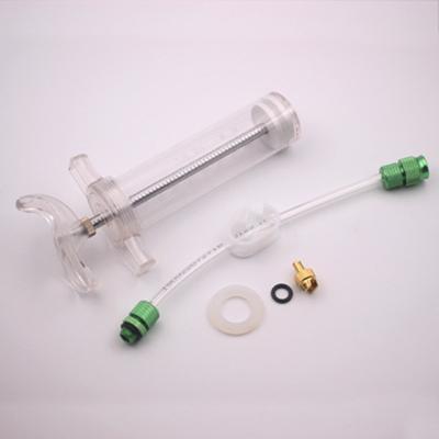 China Upgraded 50ML Tubeless Tire Sealant Injector Syringe with Schrader and Presta Valve Core Removal Tool A1000 for sale