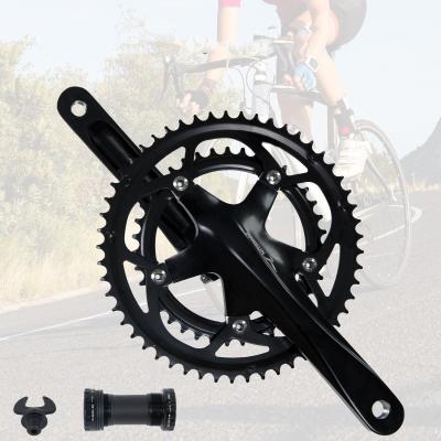 China Cheap Aluminum Alloy Disc 53/39 Tooth Disc 20/22 Lightweight Double Speed ​​Disc 20/22 Tooth Cheap Road Bike Accessories for sale