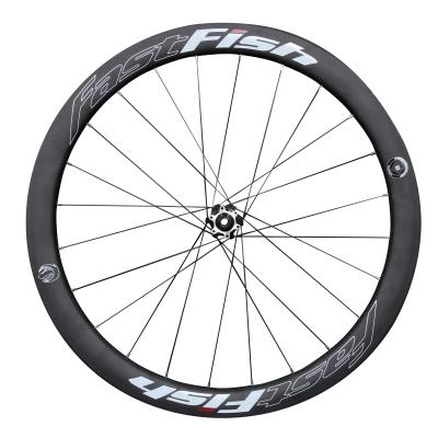 China Road Bikes Disc Brake Rim 50MM Carbon Fiber Wheel 700C for sale