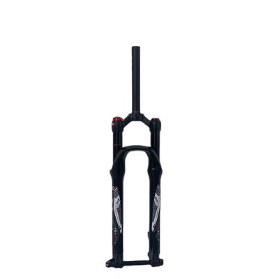 China Mountain Bikes Mountain Bike Suspension Fork 27.5er Stroke 160mm Rebound Fit Barrel Axle 100*15mm Tapered Tube Air Fork Straight Air for sale