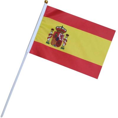 China Top 32 World Cup 2022 Games RTS Sports And Outdoor Spanish Countries Spain Hand Waving Flags RTS for sale