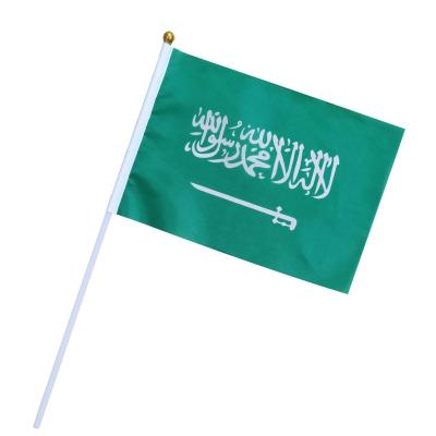 China World Cup 2022 Sports And Games Of Lighting SA Saudi Arabia 32 Key Country Hand Waving Flags for sale