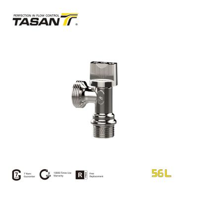 China TASAN Manual Angle Valve Copper Angle Valve NBR Seat Long Service Life for sale