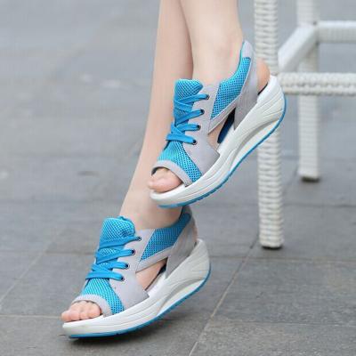 China Light Weight Matsuke sole sandals, breathable rocking shoes, women's mesh shoes, comfortable sports and leisure shoes for sale