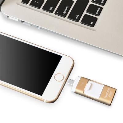 China OEM factory phone usb flash drive promotional custom flash disk 64GB 128GB mobile pendrive metal drive 32GB for sale