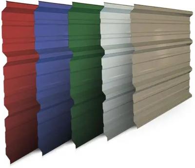 China Contemporary Prime Quality Color Coated GI Steel Roofing Sheet 8 ft Corrugated Metal Roof Plate Roofing Tile for sale