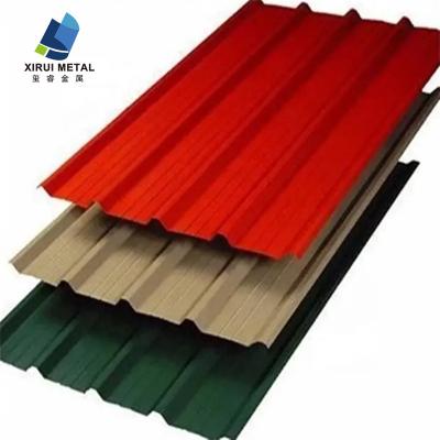 China Contemporary Best selling ppgi corrugated sheet material coated metal roof tile Color steel tile roofing sheet for sale