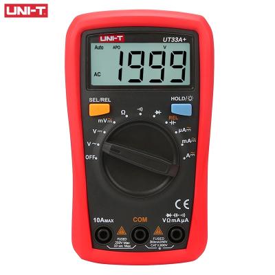 China UT33A+ UT33A+ CAT II 600V 2mF Capacitance Test Palm Size Digital Multimeter for sale