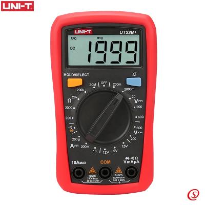 China UT33B+ UNIT Palm Size AC/DC 600V DC 10A 200Mohm Digital Multimeter UT33B+ for sale