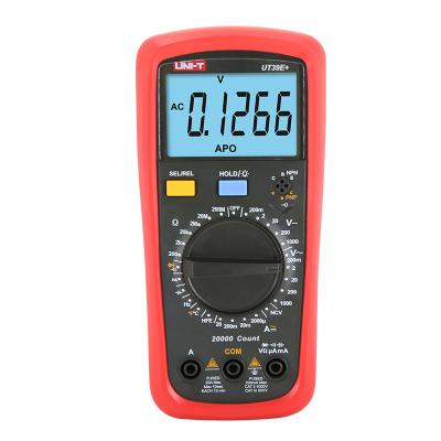 China Newest DC AC Socket Data UNIT UT39E+ Multimeter Digital Resistance-Capacitance Diode Transistor Tester UT39E+ Voltmeter Ammeter for sale