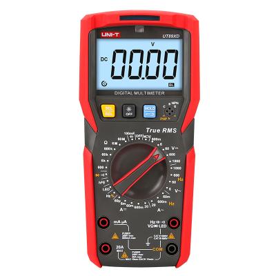 China UT89XD Digital True Multimeter 1000V AC/DC 20A AC/DC RMS Dual Range NCV Test UT89XD for sale