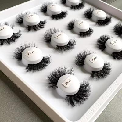 China 20mm False 3D Mink Eyelash Lashes Bulk Private Label Natural Fluffy Silk Vendor Custom Packaging Box for sale