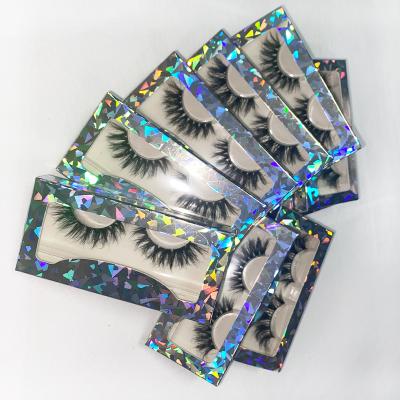 China 3d mink 16mm winged professional short 14mm lashes lashes packaging wholesale logo volume for sale