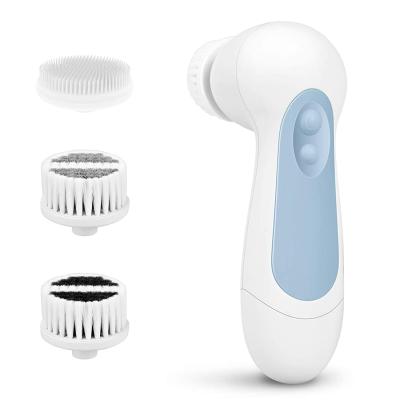 China Kingworth Silicone Face Scrubber Deep Wash Tool Electric Waterproof Vibrating Cleansing Brush for sale