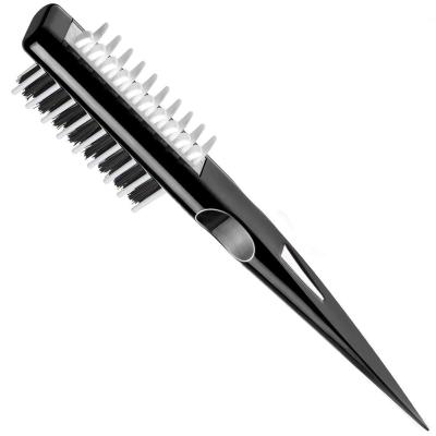 China Kingworth Home 2 Brush ABS Muti Function Hairdressing Comb Hair Side Multifunctional Comb Combs for sale