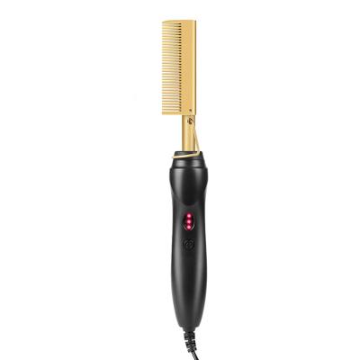 China Household Kingworth Size Quality 2 In 1 Electric Hot Straight Comb For Straight And Curly Hair for sale