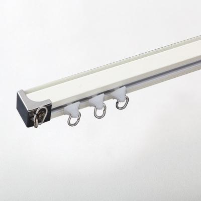 China Popular Customizable Window Track Ceiling Mount Curtain Track Corner Curved Aluminum Curtain Track for sale