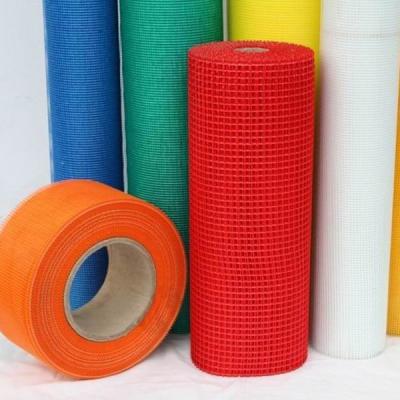 China Different colors fiberglass self - adhesive net used for construction material on the wall for sale