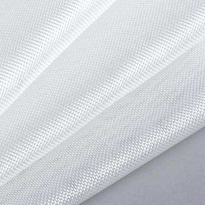 China Ropa tejida llano blanca de la fibra de vidrio del color para el material compuesto en venta