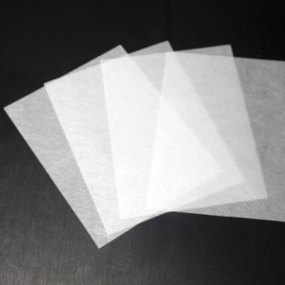 China White color high strength and fire – resistant fiberglass non-woven mat used for carpet tiles for sale