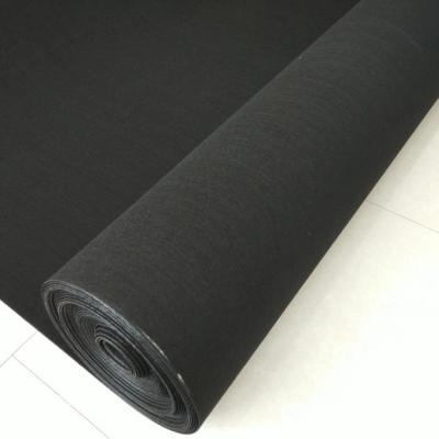 China tejido de la superficie de la fibra de vidrio del color del negro 80g usado para el panel de techo acústico en venta