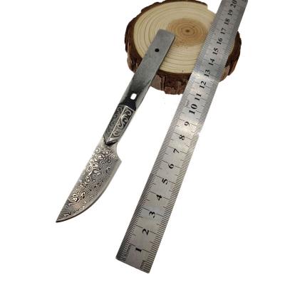 China Non-variable Needle Straight Knife 67 Layer VB67A Damascus Steel 67 Steel Bille Blade Diy Survival Knife for sale