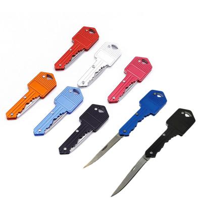 China FD-030 420C Fruit Knife Mini Key Folding Pocket Knife Stainless Steel Blade Handle EDC Non-variable Outdoor Camping Aluminum Knife for sale