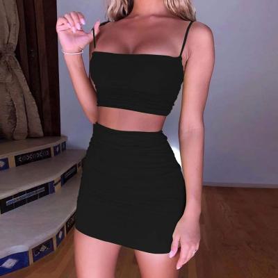 China Wholesale Viable Sexy Sleeveless Solid Color Bodycon Underwear And Summer Dress Women Fashion Simple Casual Simple Element ZY0311-9 for sale