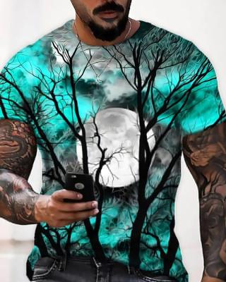 China Hot Selling Custom QUICK DRY All Over Print Lion Animal T Shirts Polyester Oversized Sublimation Graphic Stitches T Shirt Print for sale