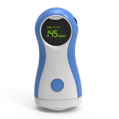 China Used Clinical and Home Prenatal Monitor Rate Household Fetal Doppler Pocket Medical Portable Baby Heart Beat Pregnancy Boxym Home Machine for sale