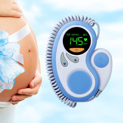 中国 Direct Heart Detector Baby Ultrasound CE ISO Factory Wholesale Price Clinical and Home Used Doppler Fetal Monitor 販売のため