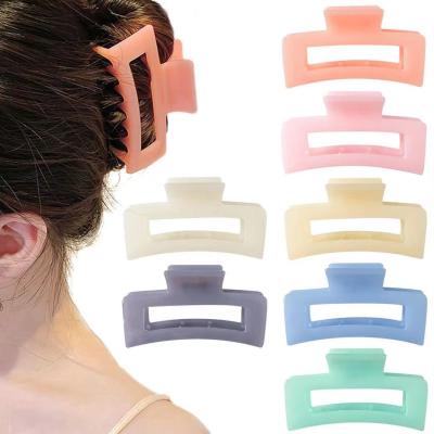 China European and American Hot Selling Bath Geometry Hairpin Ponytail Hair Claw Back of Bath Geometry Shark Head Hairclaw for sale