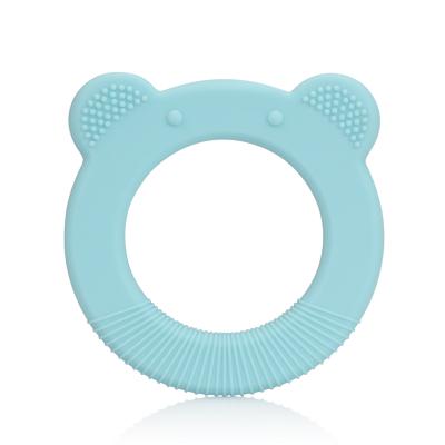 China Custom Animal Baby Logo Silicone Teether Silicone Teething Toys Set New Design 100%food grade Silicone Teether for sale