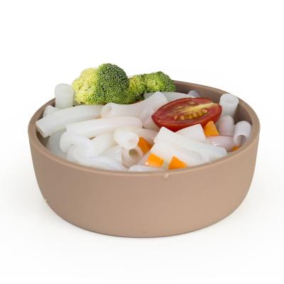 China Children's BPA Free LFGB Approved Food Grade Silicone Baby Bowl Without Lid for sale