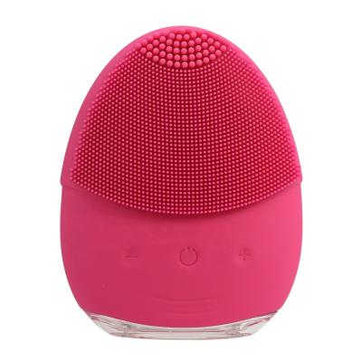 China Refillable Skin Care Products Sustainable Silicone Soft Exfoliating Facial Cleansing Brush for sale