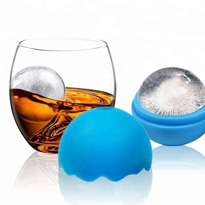 China Viable Creative Whiskey Ice Cube Maker Silicone Ice Ball Molds Ice Pop Molds for sale