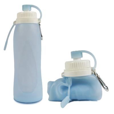 China Sustainable Eco Friendly Products Sports Silicone Collapsible Water Bottle for sale