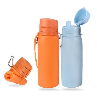 China Sustainable New Items Sport Collapsible Bottle Drink Bottle Water Bottles With Custom Logo for sale