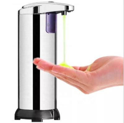 China Foam Automatic Soap Dispenser 250ml Stainless Steel Induction Dispenser Countertop Soap Dispenser Infrared Induction Automatic Soap Dispenser for sale