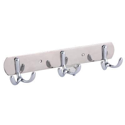 China Stocked Customized 3 Line Hanger Wall Hanging Clothes Hooks For Hanging Clothes for sale