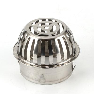 China Modern Simplicity Pipe Stainless Steel Strainer Roof Drain Large Drainage Floor Drain China Factory Supplier 110mm 4 Inch High Quality QC Zyyt110 for sale